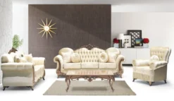 Casa Padrino Luxus Barock Sofa Gold / Kupfer - Prunkvolles Wohnzimmer Sofa mit elegantem Muster und Glitzersteinen - Wohnzimmer Möbel im Barockstil - Barock Möbel - Edel & Prunkvoll