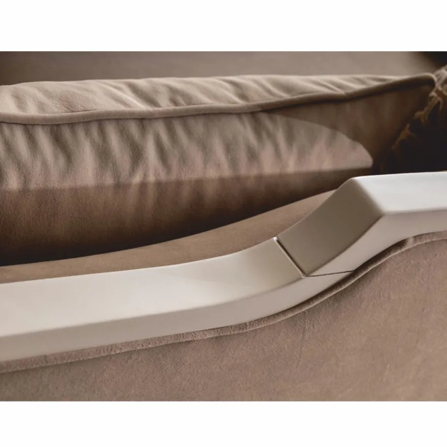 Casa Padrino Luxus Barock Sofa Braun / Creme / Gold 235 cm - Barockstil Möbel