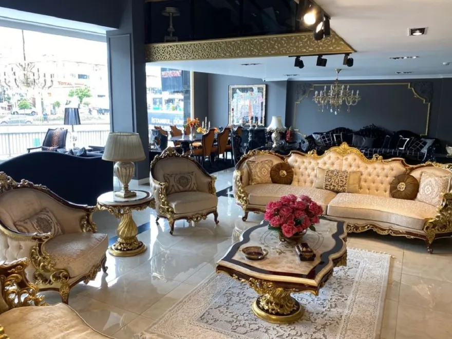 Casa Padrino Luxus Barock Sofa Silber / Braun / Gold - Prunkvolles Barockstil Wohnzimmer Sofa - Barock Möbel