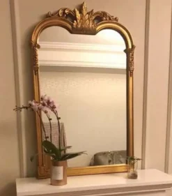 Casa Padrino Luxus Barock Spiegel Antik Gold - Prunkvoller italienischer Barockstil Wandspiegel - Luxus Möbel im Barockstil - Prunkvolle Barock Möbel - Made in Italy - Luxus Qualität
