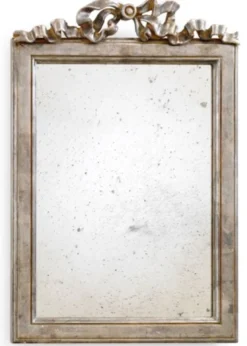Casa Padrino Luxus Barock Spiegel Antik Silber - Handgefertigter italienischer Barockstil Wandspiegel mit antikem Spiegelglas - Luxus Möbel im Barockstil - Luxus Qualität - Made in Italy