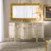 Casa Padrino Luxus Barock Spiegel Gold - Rechteckiger Wandspiegel im Barockstil - Prunkvolle Barock Möbel - Luxus Qualität - Made in Italy