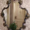 Casa Padrino Luxus Barock Spiegel Schwarz / Gold - Prunkvoller Wandspiegel im Venezianischen Stil - Hotel Möbel - Schloss Möbel - Barock Möbel - Luxus Möbel im Barockstil - Made in Italy