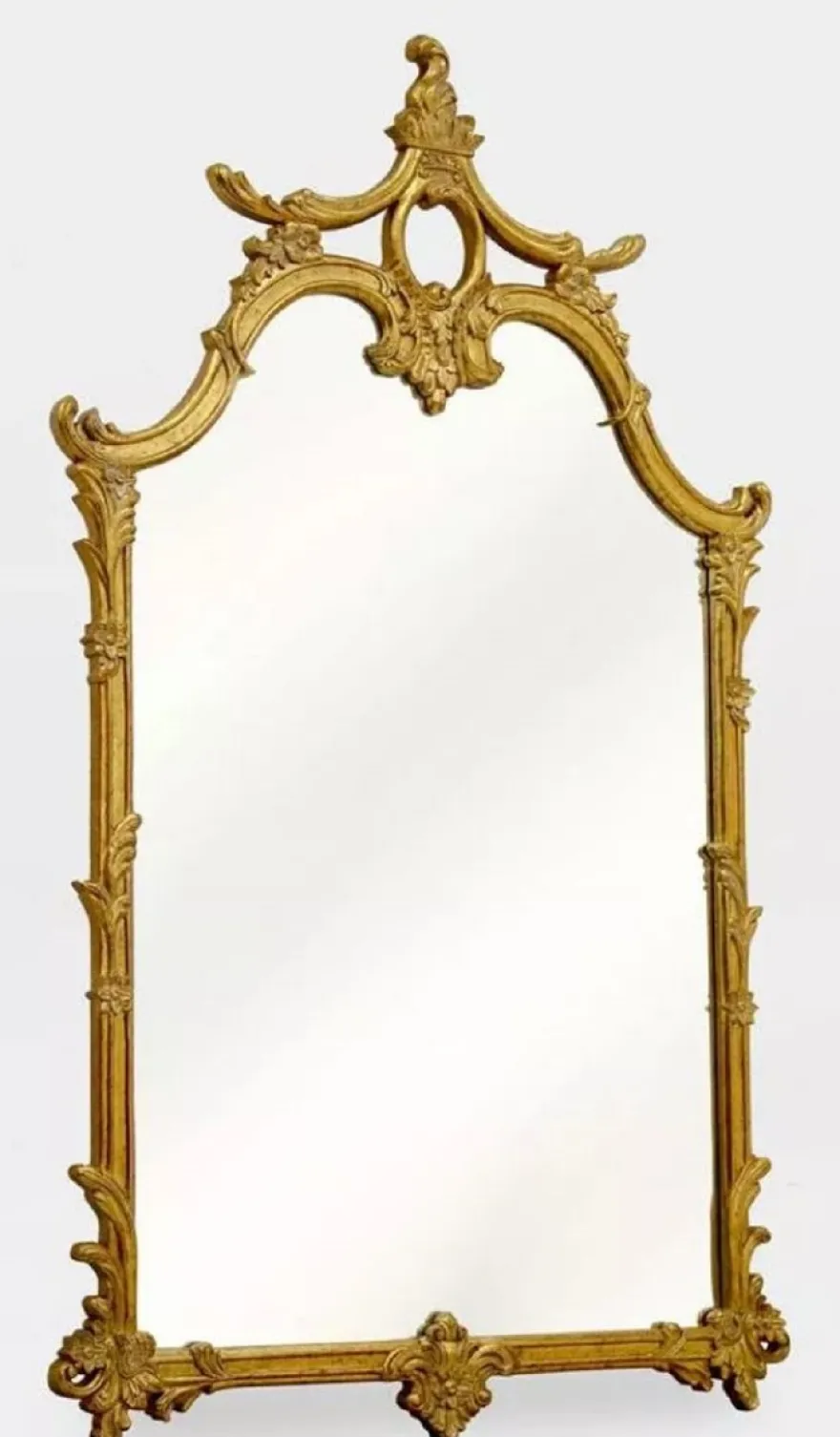 Casa Padrino Luxus Barock Spiegel Gold - Prunkvoller Barockstil Wandspiegel - Luxus Möbel im Barockstil - Prunkvolle Barock Möbel - Edel & Prunkvoll