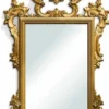 Casa Padrino Luxus Barock Spiegel Gold H. 130 cm - Made in Italy