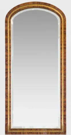 Casa Padrino Luxus Barock Spiegel Braun / Antik Gold 60 x 3 x H. 135 cm - Edler Massivholz Wandspiegel im Barockstil - Barock Möbel