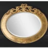 Casa Padrino Luxus Barock Spiegel Gold 92 cm - Barockstil Möbel - Made in Italy