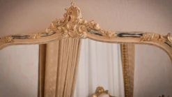 Casa Padrino Luxus Barock Spiegel Antik Creme H. 171 cm - Barock Möbel - Made in Italy