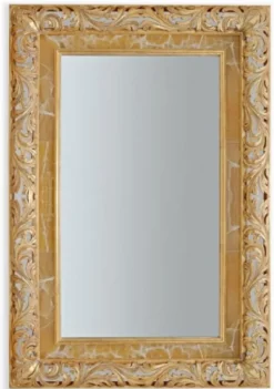 Casa Padrino Luxus Barock Spiegel Antik Gold - Italienischer Barockstil Massivholz Wandspiegel - Luxus Möbel im Barockstil - Prunkvolle Barock Möbel - Made in Italy - Luxus Barock Interior