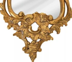 Casa Padrino Luxus Barock Spiegel Antik Gold - Prunkvoller Massivholz Wandspiegel im Barockstil - Luxus Möbel im Barockstil - Barock Möbel - Edel & Prunkvoll