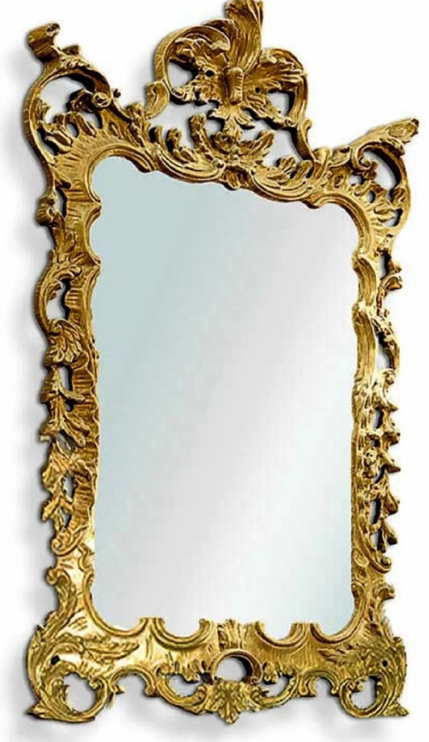 Casa Padrino Luxus Barock Spiegel Gold H. 140 cm - Made in Italy