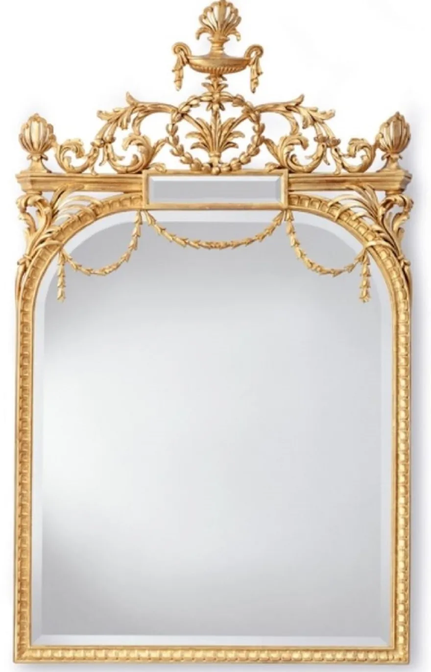 Casa Padrino Luxus Barock Spiegel Gold - Prunkvoller italienischer Barockstil Wandspiegel - Luxus Möbel im Barockstil - Prunkvolle Barock Möbel - Made in Italy - Luxus Barock Interior