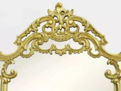 Casa Padrino Luxus Barock Spiegel Gold - Prunkvoller Barockstil Wandspiegel - Handgefertigte Luxus Möbel im Barockstil - Prunkvolle Barock Möbel - Edel & Prunkvoll