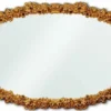 Casa Padrino Luxus Barock Spiegel Gold 142,5 cm - Barockstil Wandspiegel - Made in Italy