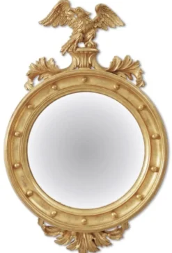 Casa Padrino Luxus Barock Spiegel mit dekorativer Adler Figur Gold - Prunkvoller italienischer Barockstil Wandspiegel - Luxus Möbel im Barockstil - Barock Möbel - Luxus Qualität - Made in Italy