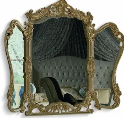 Casa Padrino Luxus Barock Spiegel Antik Gold H. 165 cm - Made in Italy