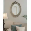 Casa Padrino Luxus Barock Spiegel Silber H. 95 cm - Barock Möbel - Made in Italy