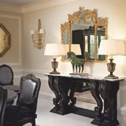Casa Padrino Luxus Barock Spiegel Gold - Italienischer Barockstil Wandspiegel - Luxus Möbel im Barockstil - Prunkvolle Barock Möbel - Luxus Qualität - Made in Italy