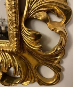 Casa Padrino Luxus Barock Spiegel Gold - Rechteckiger italienischer Barockstil Wandspiegel - Luxus Möbel im Barockstil - Barock Möbel - Luxus Qualität - Made in Italy