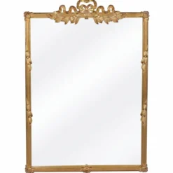 Casa Padrino Luxus Barock Spiegel Gold H. 130 cm - Barockstil Möbel
