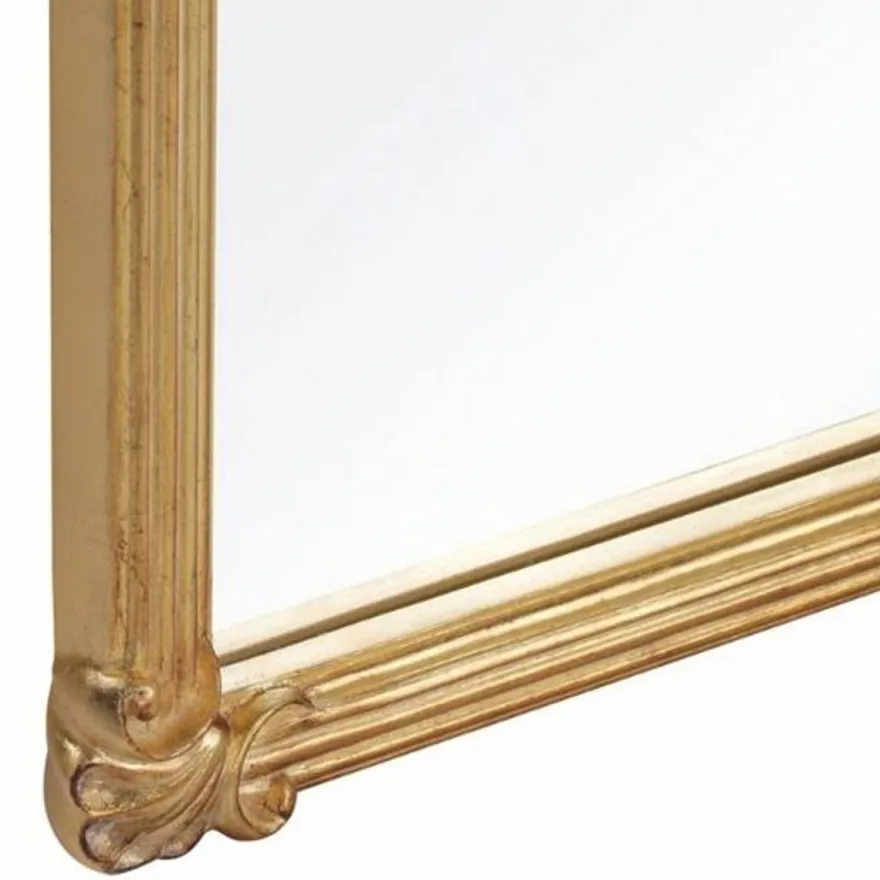 Casa Padrino Luxus Barock Spiegel Gold H. 130 cm - Barockstil Möbel