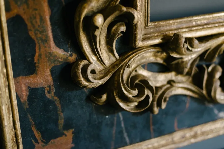 Casa Padrino Luxus Barock Spiegel Antik Gold / Schwarz - Rechteckiger italienischer Barockstil Wandspiegel - Barock Möbel - Luxus Möbel im Barockstil - Luxus Qualität - Made in Italy