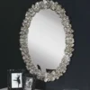 Casa Padrino Luxus Barock Spiegel Silber H. 94 cm - Barock Möbel - Made in Italy