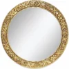 Casa Padrino Luxus Barock Spiegel Gold Ø 100 cm - Barock Möbel - Made in Italy