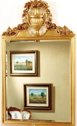 Casa Padrino Luxus Barock Spiegel Gold - Prunkvoller Massivholz Wandspiegel im Barockstil - Barock Möbel - Luxus Qualität - Made in Italy