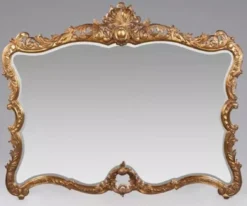 Casa Padrino Luxus Barock Spiegel Antik Gold - Prunkvoller Wandspiegel im Barockstil - Antik Stil Garderoben Spiegel - Wohnzimmer Spiegel - Barock Deko Accessoires - Barock Möbel