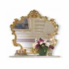 Casa Padrino Luxus Barock Spiegel Gold 143,5 cm - Made in Italy