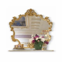 Casa Padrino Luxus Barock Spiegel Gold 143,5 cm - Made in Italy