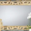 Casa Padrino Luxus Barock Spiegel Gold - Rechteckiger Massivholz Wandspiegel im Barockstil - Prunkvolle Barock Möbel - Luxus Qualität - Made in Italy