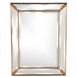 Casa Padrino Luxus Barock Spiegel Antik Gold H. 123 cm - Barockstil Möbel