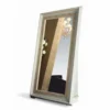 Casa Padrino Luxus Barock Standspiegel Elfenbein / Gold H. 214 cm - Made in Italy