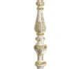 Casa Padrino Luxus Barock Stehleuchte Weiß / Gold H. 184 cm - Made in Italy