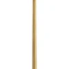 Casa Padrino Luxus Barock Stehleuchte Gold / Weiß Ø 30 x H. 185 cm - Prunkvolle Barockstil Metall Stehlampe mit rundem Lampenschirm - Luxus Qualität - Made in Italy