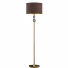 Casa Padrino Luxus Barock Stehleuchte Gold / Braun H. 172 cm - Barockstil Stehleuchten