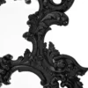 Casa Padrino Luxus Barockstil Wohnzimmer Wandspiegel Schwarz 124 x H. 190 cm - Limited Edition