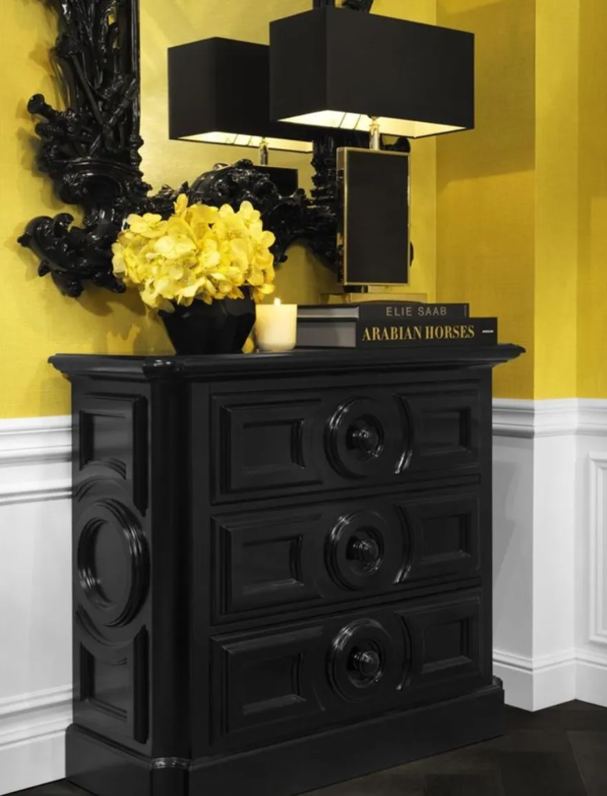 Casa Padrino Luxus Barockstil Wohnzimmer Wandspiegel Schwarz 124 x H. 190 cm - Limited Edition