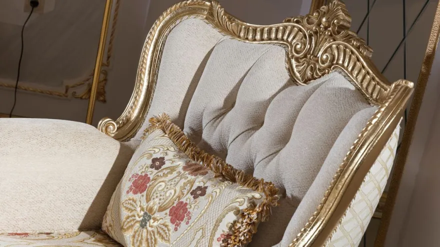 Casa Padrino Luxus Barockstil Wohnzimmer Möbel Set Grau / Weiß / Gold