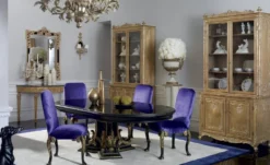 Casa Padrino Luxus Barock Säule Antik Weiß / Antik Gold - Handgefertigte Massivholz Deko Säule - Hotel Möbel - Schloss Möbel - Wohnzimmer Möbel - Luxus Qualität - Made in Italy
