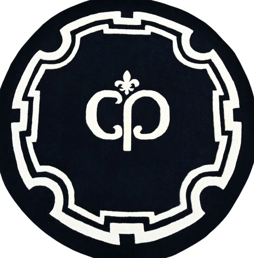 Casa Padrino Luxus Barock Teppich Schwarz / Weiß - Verschiedene Größen