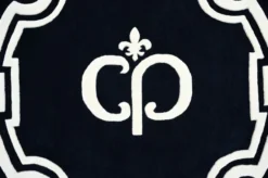 Casa Padrino Luxus Barock Teppich Schwarz / Weiß - Verschiedene Größen