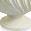Casa Padrino Luxus Barock Tischleuchte Antik Weiß / Messing / Creme Ø 80 x H. 97 cm