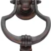 Casa Padrino Luxus Barock Türklopfer Kupfer oxidiert 11 x H. 14 cm - Eleganter Messing Türklopfer - Wohnaccessoires im Barockstil
