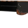 Casa Padrino Luxus Barock TV Schrank Braun / Antik Schwarz 182 x 48,5 x H. 63 cm - Prunkvolles Massivholz Sideboard mit 2 Türen - Luxus Möbel im Barockstil - Barock Möbel - Barock Einrichtung