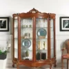 Casa Padrino Luxus Barock Vitrine Braun H. 190 cm - Barock Möbel - Made in Italy