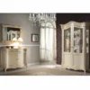 Casa Padrino Luxus Barock Vitrine Creme / Gold H. 211 cm - Barock Möbel - Made in Italy