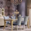 Casa Padrino Luxus Barock Vitrine Weiß / Gold - Handgefertigter Massivholz Vitrinenschrank mit 2 Türen - Barock Möbel - Edel & Prunkvoll